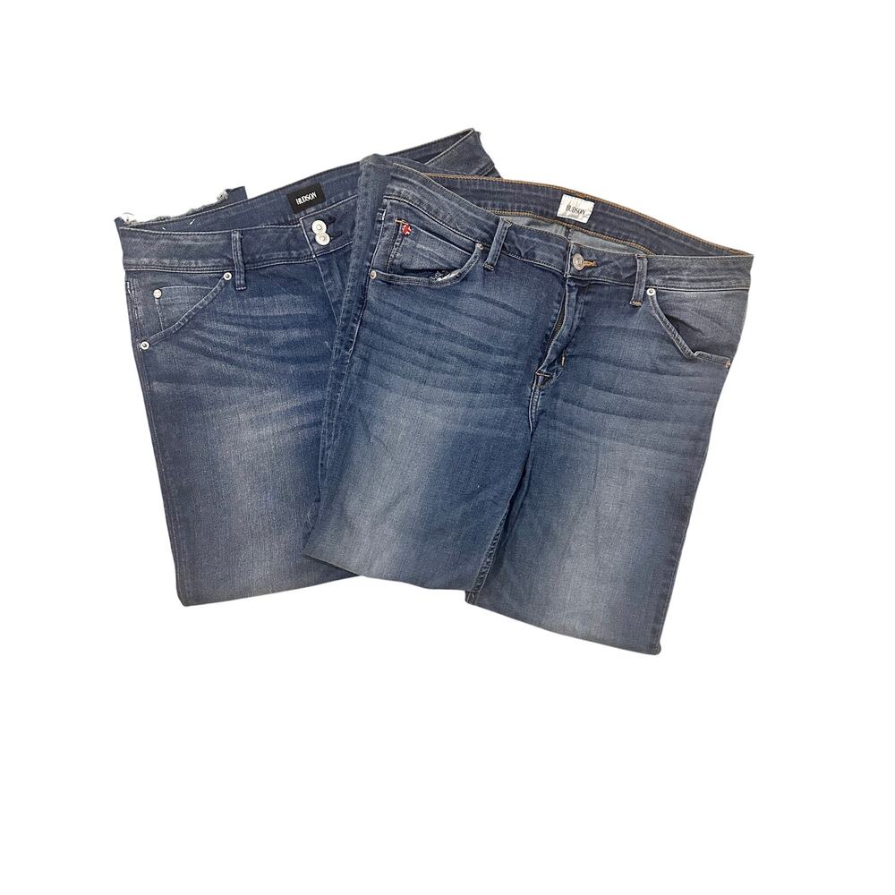 Womens Hudson Jeans, 2 Pairs, 32" Waist, 27" Inseam